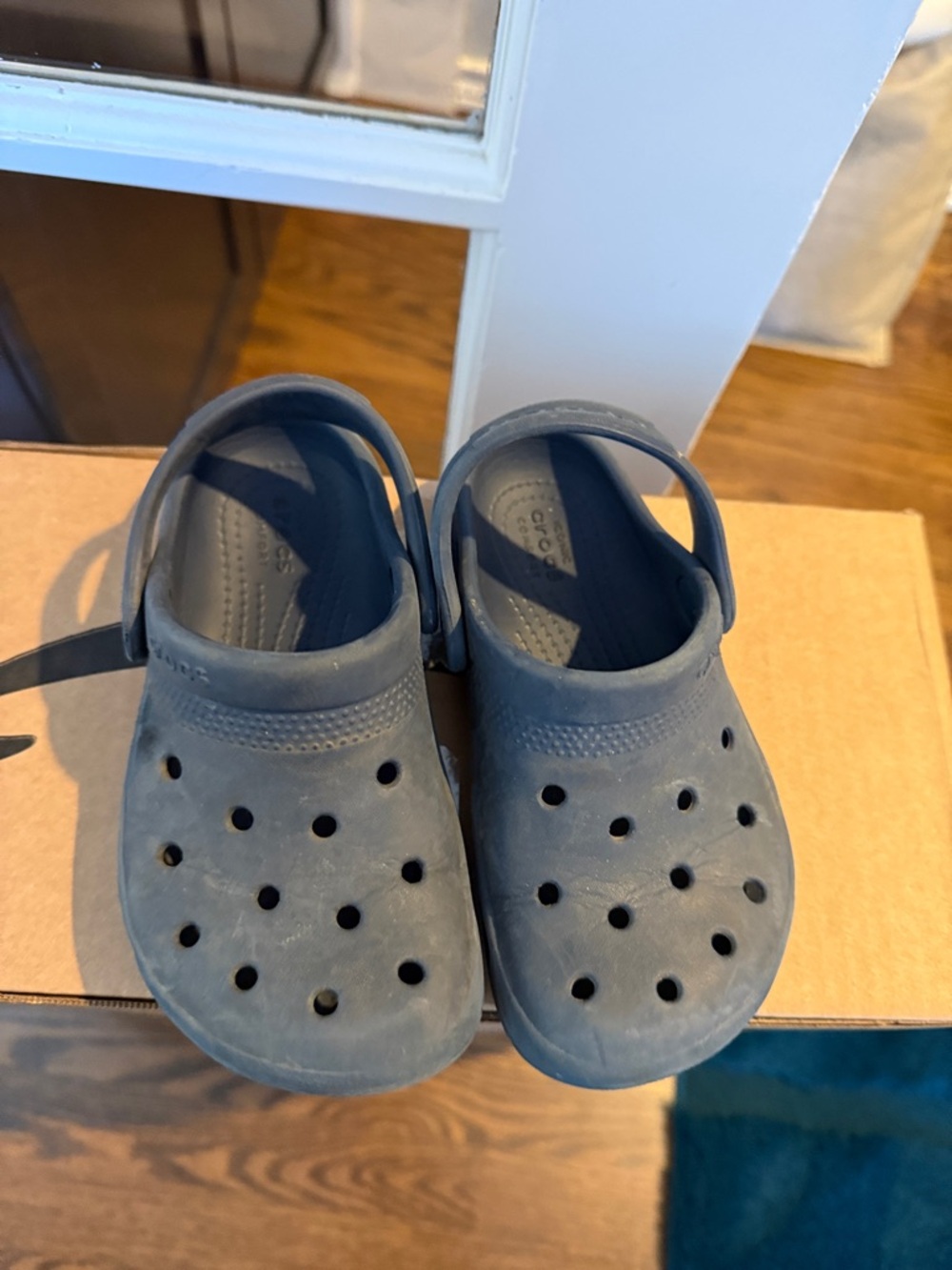 CROCS Kids Classic Clog in Navy